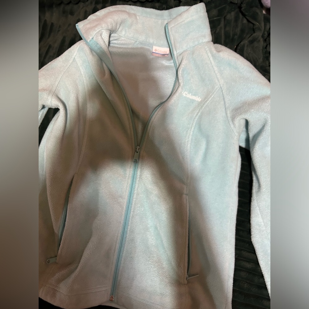 teal columbia jacket